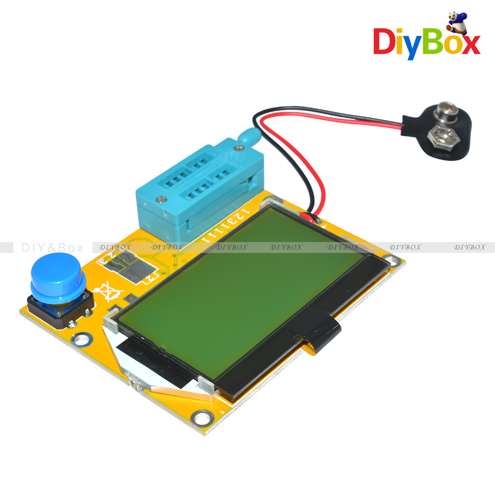 LCR-T4 ESR Meter Transistor Tester Diode Capacitance+Acrylic Case Shell Housing