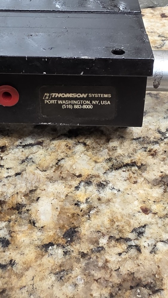 Thomson Systems Linear Slide Rail Assemblies 20” Stroke – Dual Shaft Bearing...