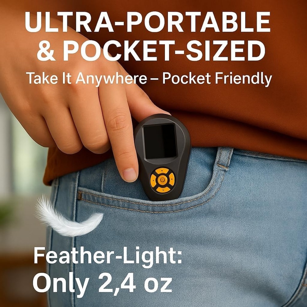 Magnifying Glass with Light, Portable Handheld Microscope black