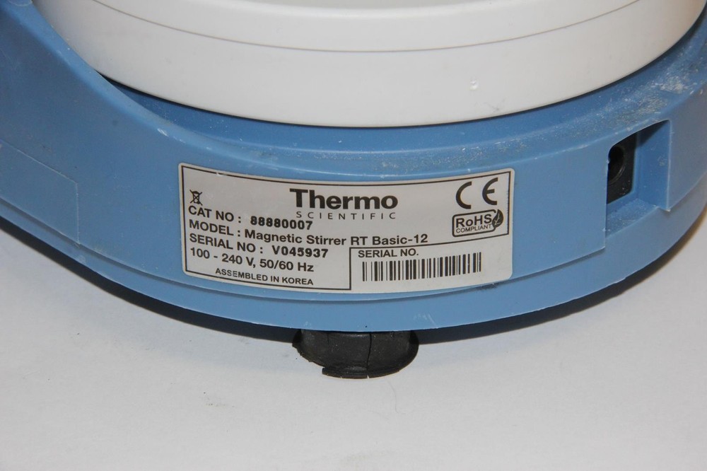 THERMO SCIENTIFIC RT BASIC-12 Magnetic Stirrer No Power Adapter