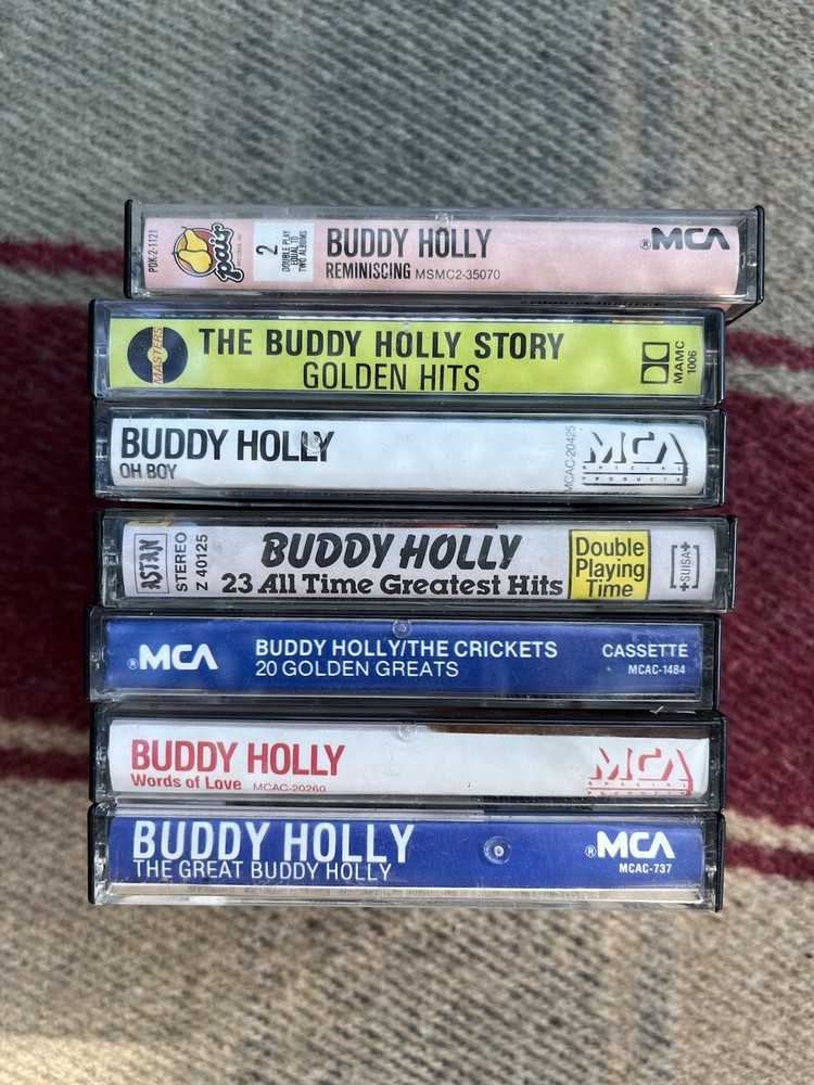 Buddy Holly cassette lot