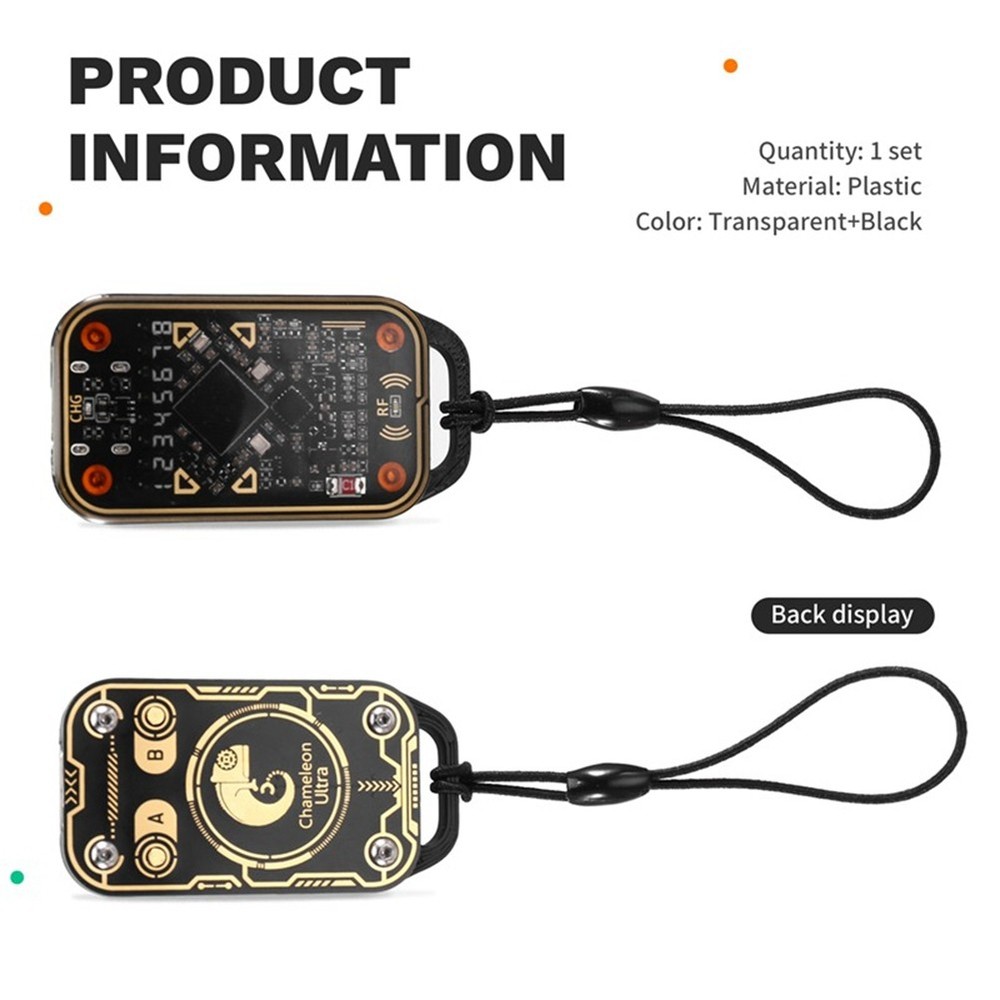 Chameleon V3.0 RFID Card Emulator Reader NFC Read Writer+5XUID Keychain1524