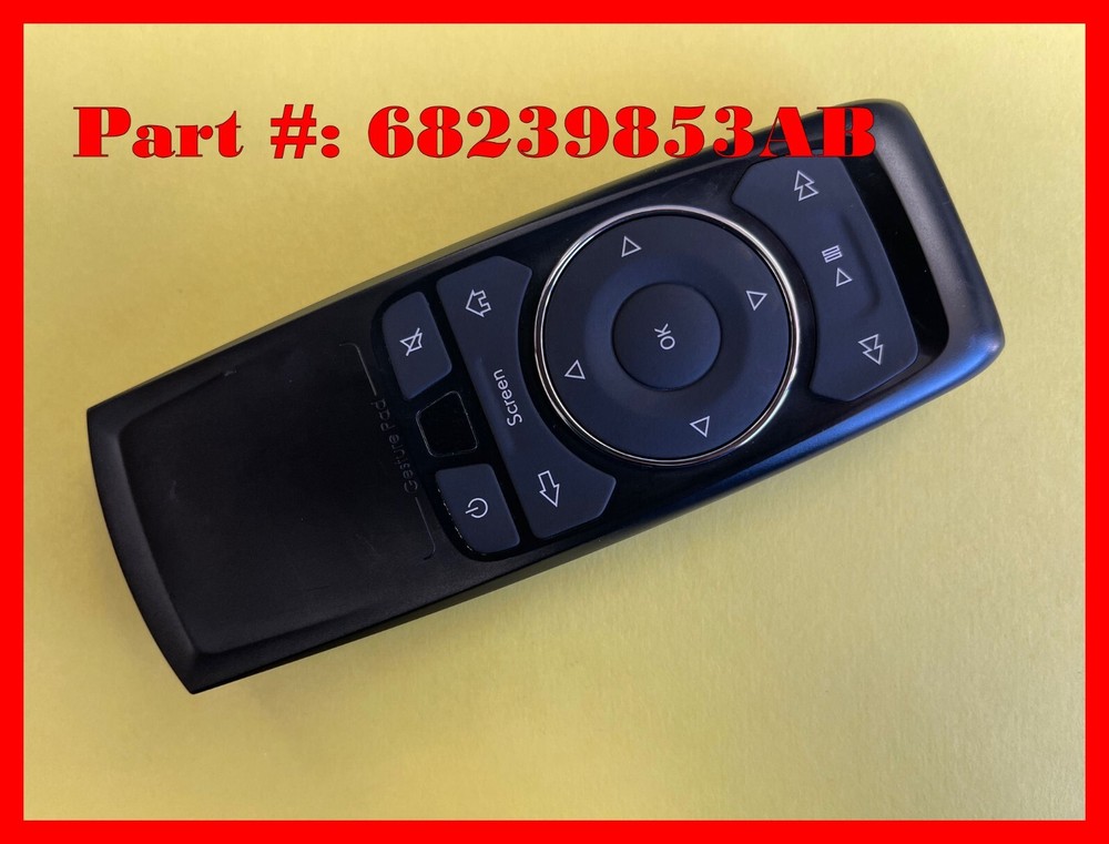 2017 Chrysler Pacifica DVD REMOTE 68239853AB
