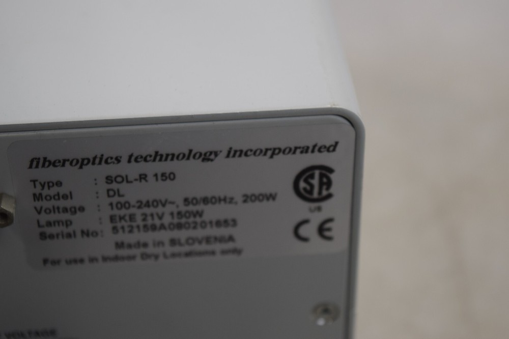 Fiberoptics Technology Incorporated SOL-R 150 DL Light Source