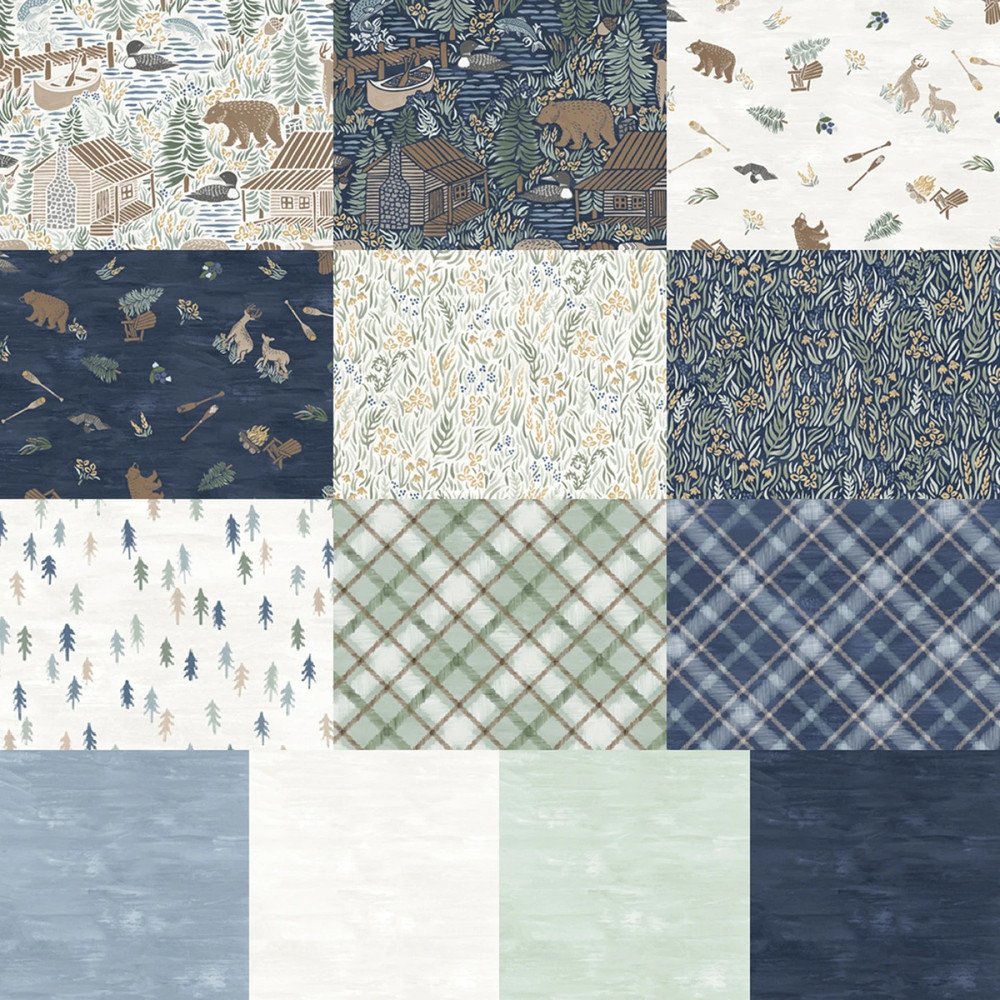 Lakeside Days By P & B Textiles - Charm Pack