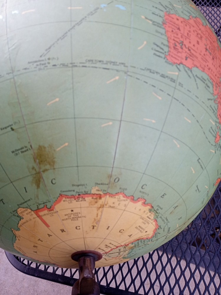 1930-1934 12" Replogle Standard Globe (Manchukuo) Deco