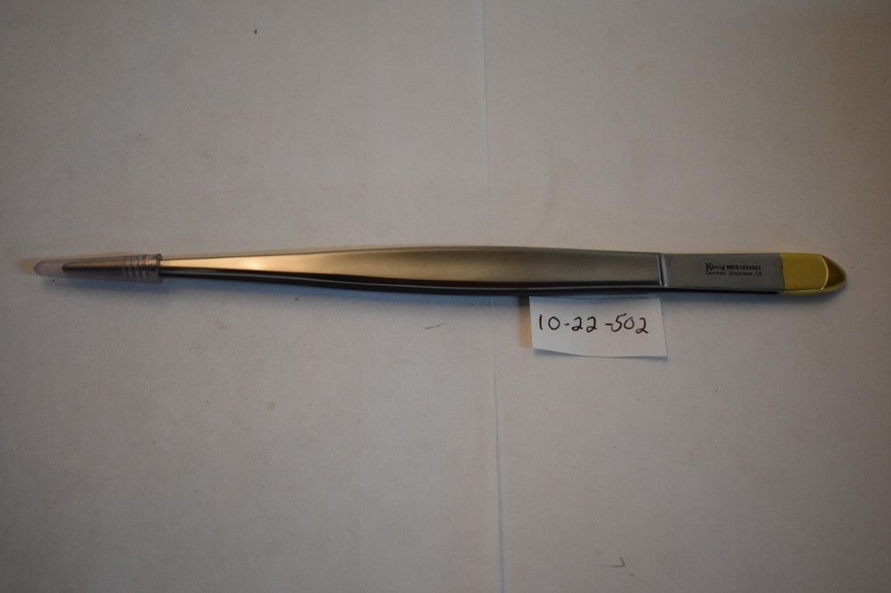 MDS1022502 CUSHING DRESSING/TISSUE FORCEPS TC 7" CROSS SERRATED