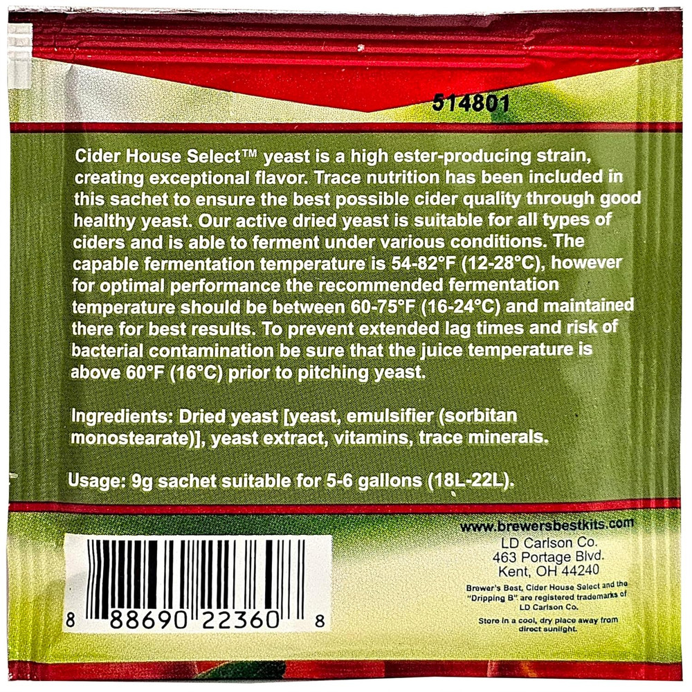 Cider House Select Premium Cider Yeast