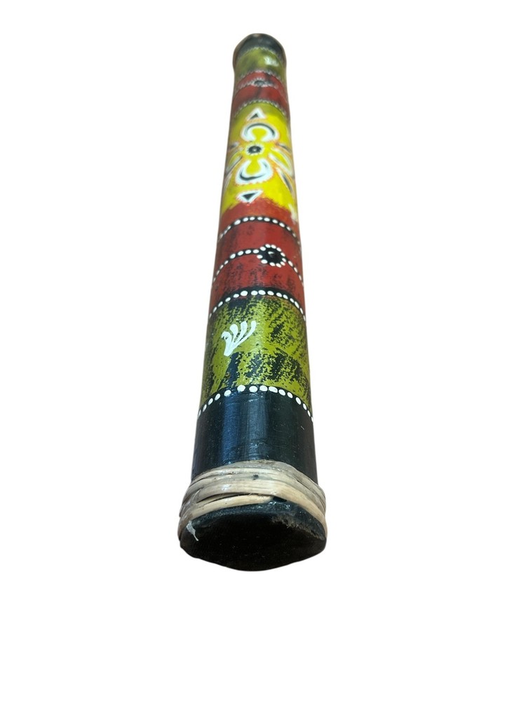 Rain Stick Rainmaker 24 inch Paint Flower Design