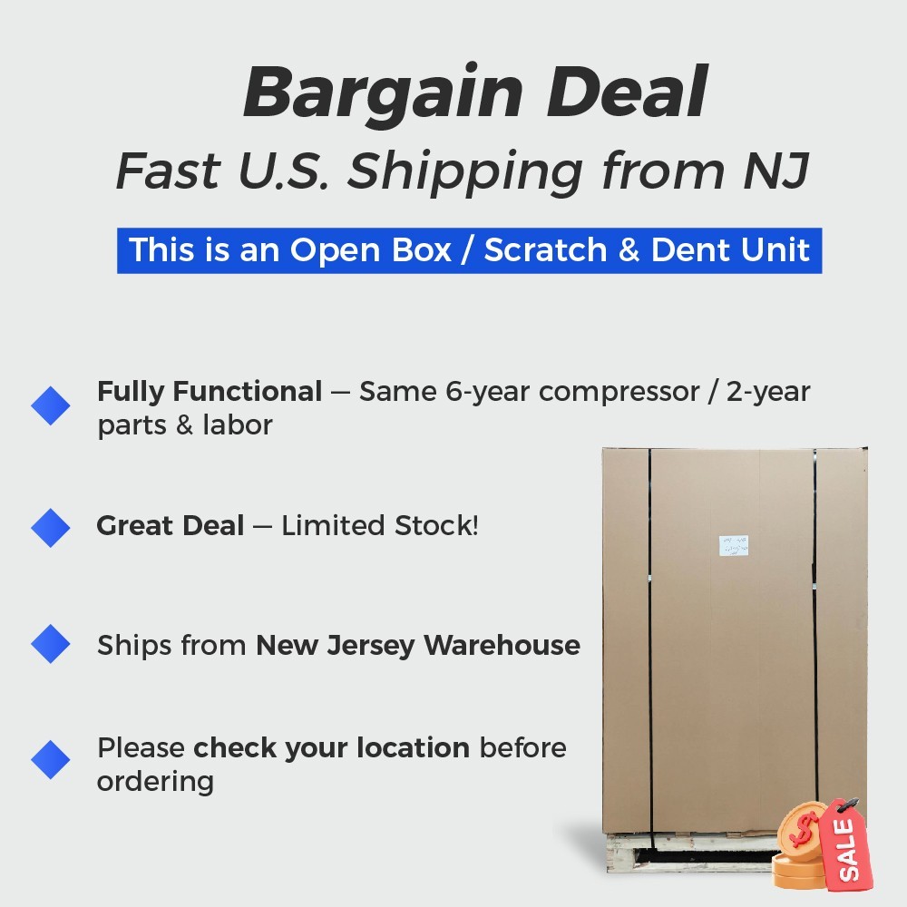 Westlake 27" Commercial Merchandiser Display Refrigerator Glass Door – Dents