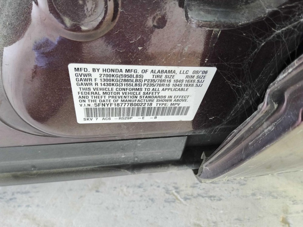 Used A/C Selector Switch fits: 2007 Honda Pilot EX automatic front w/navigation