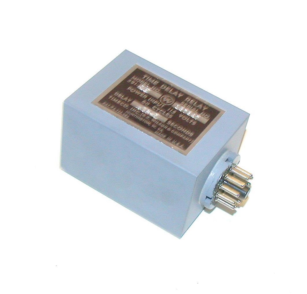 TIMECO  591-15 TIME DELAY RELAY 115 VAC .02-1 SECOND