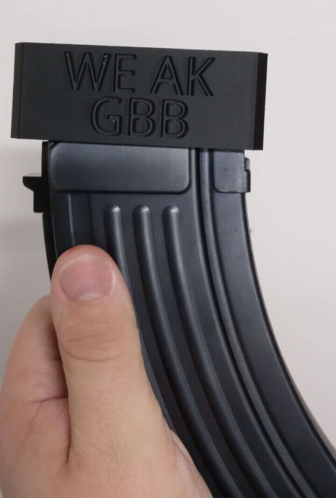 Airsoft WE AK GBBR Speedloader Adapter (Black)