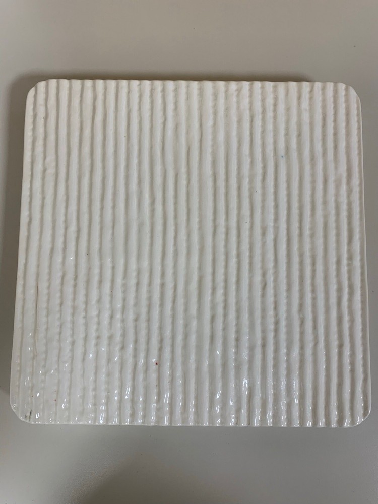 New Square Ceramic Matzah Plate