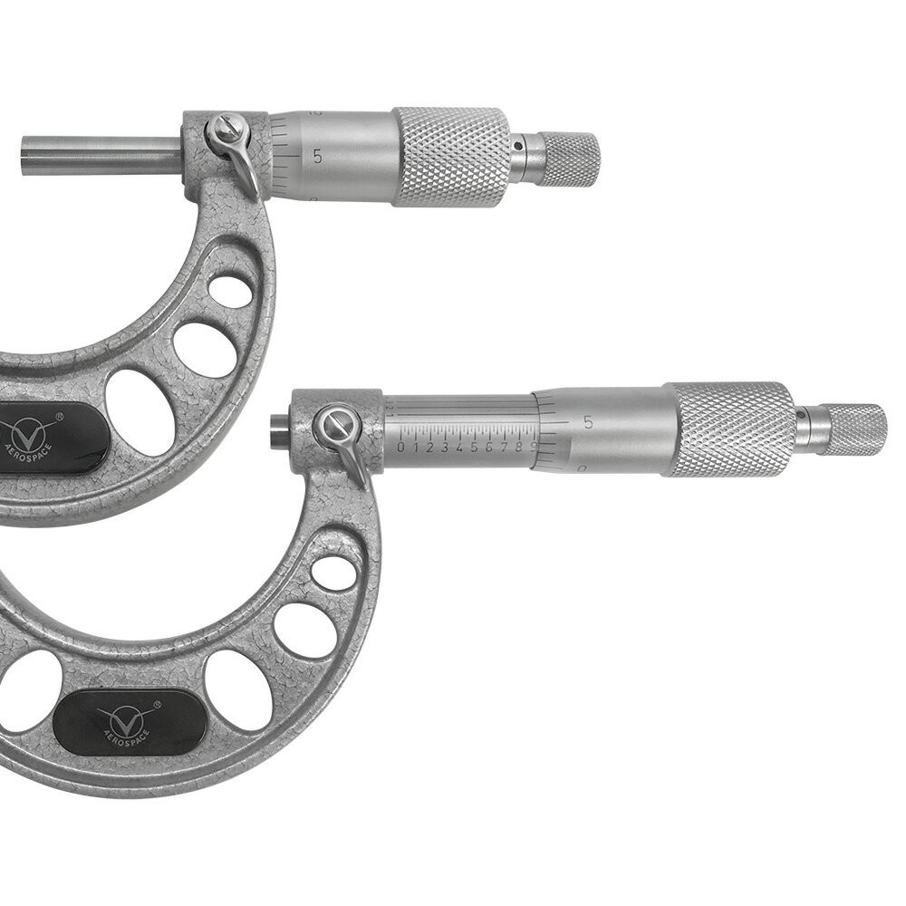 SNK Style Outside Micrometer 1-2 Inch Ratchet Stop Solid Metal Frame