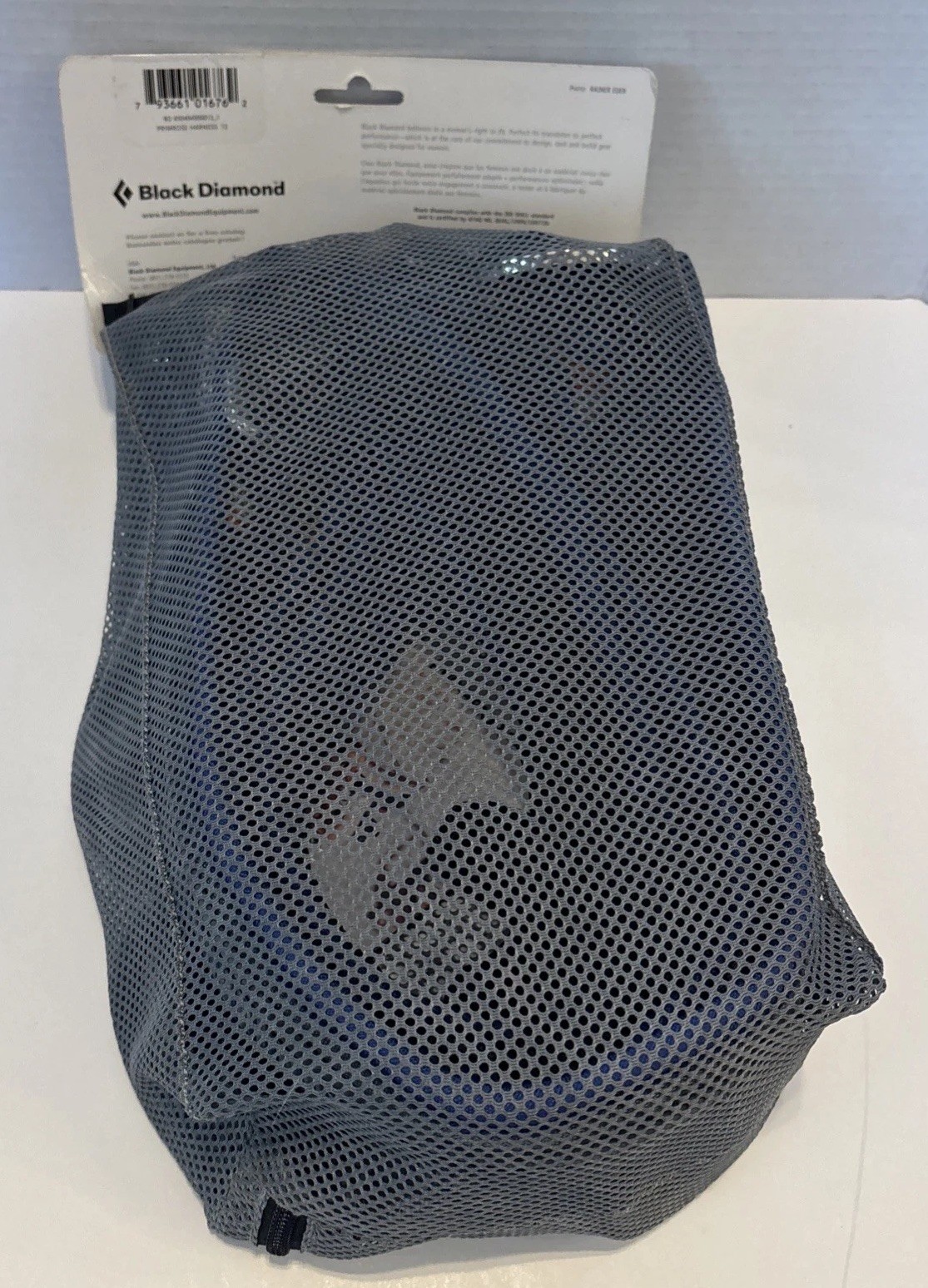 Women's Black Diamond Primrose All Around Climbing Harness Size 12 Blue Gray