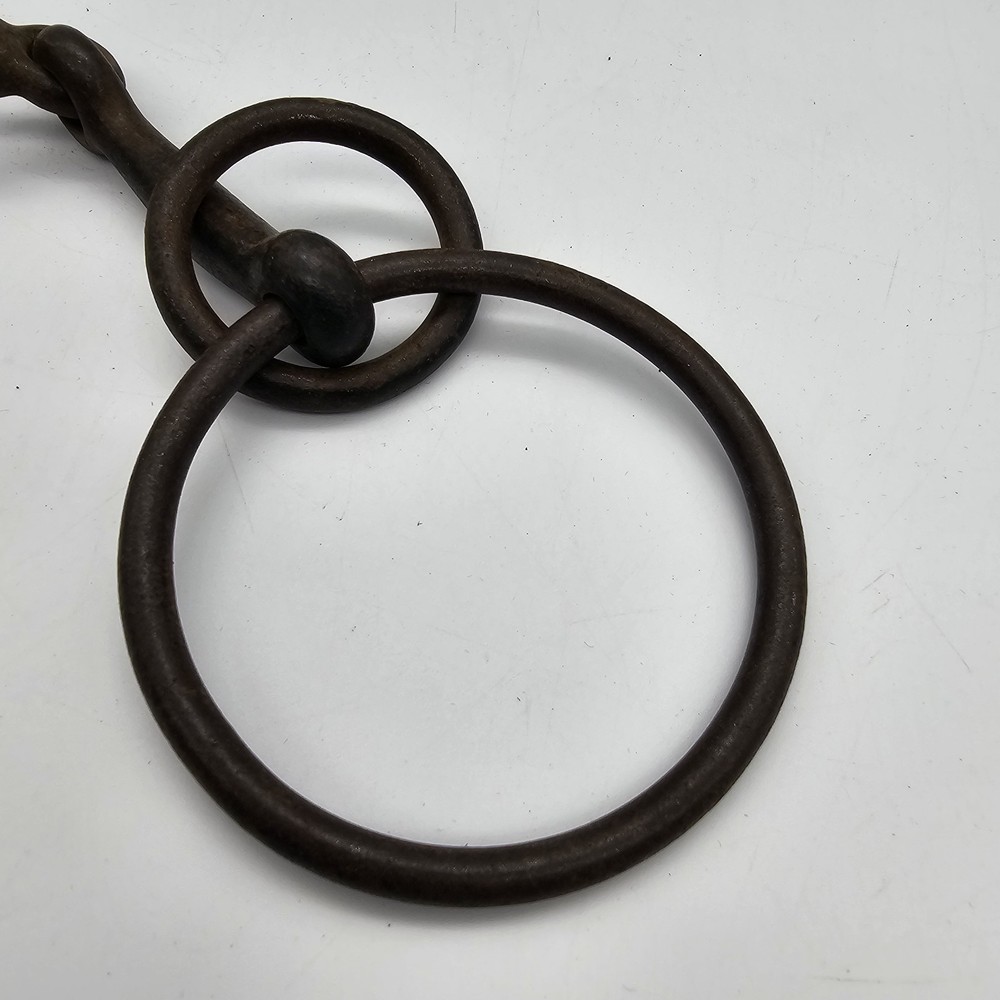 Vintage Loose Ring Snaffle Bit With Lifesaver