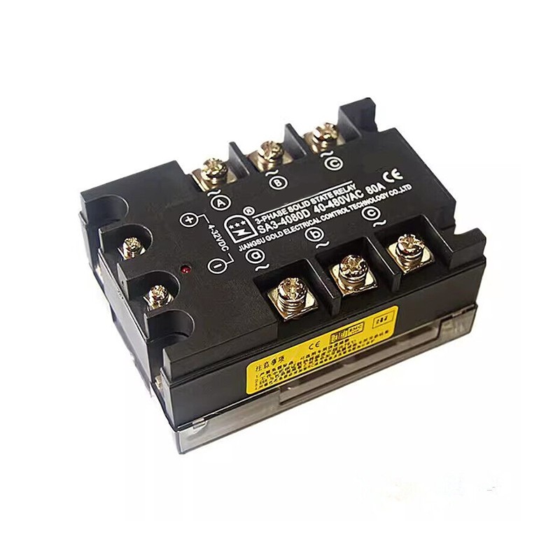 New For SA3-4080D/SA34080D 80A 40-480V 3-phase Solid State Relay