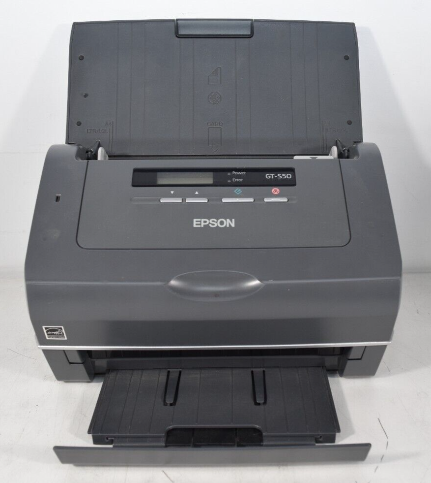 Epson GT-S50 Color Sheetfed Document Scanner Read Description