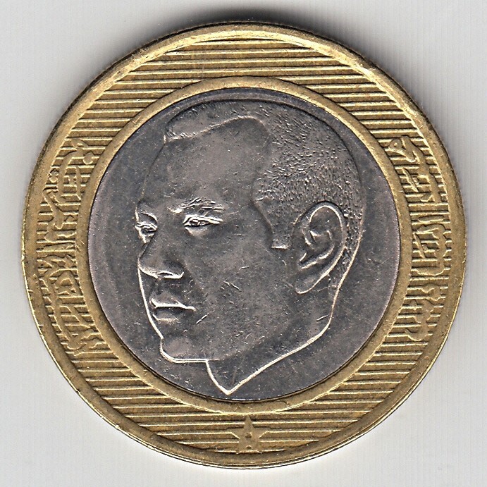 Morocco 2002 AH 1423 10 Dirhams High Quality  Y# 110