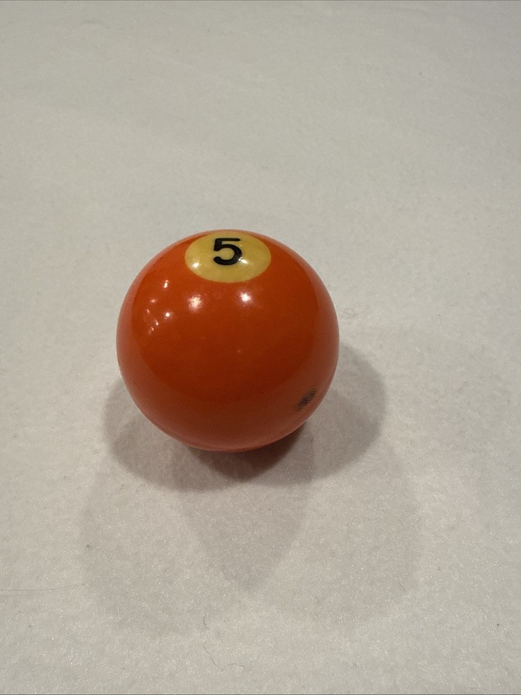 Solid Orange #5 Replacement Japer Billiard Pool Ball Regulation Size