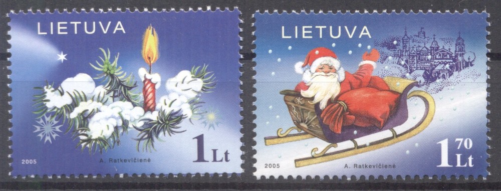 Lithuania 2005 Christmas MNH VF
