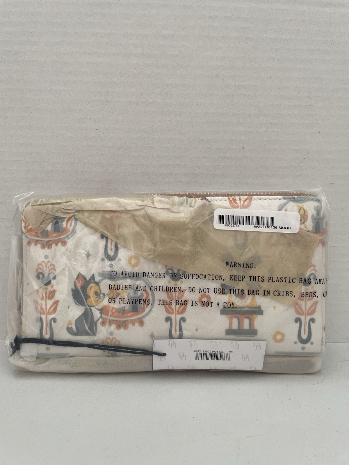 Figaro and Cleo from Pinocchio by Disney Dooney and Bourke Wallet Wristlet New