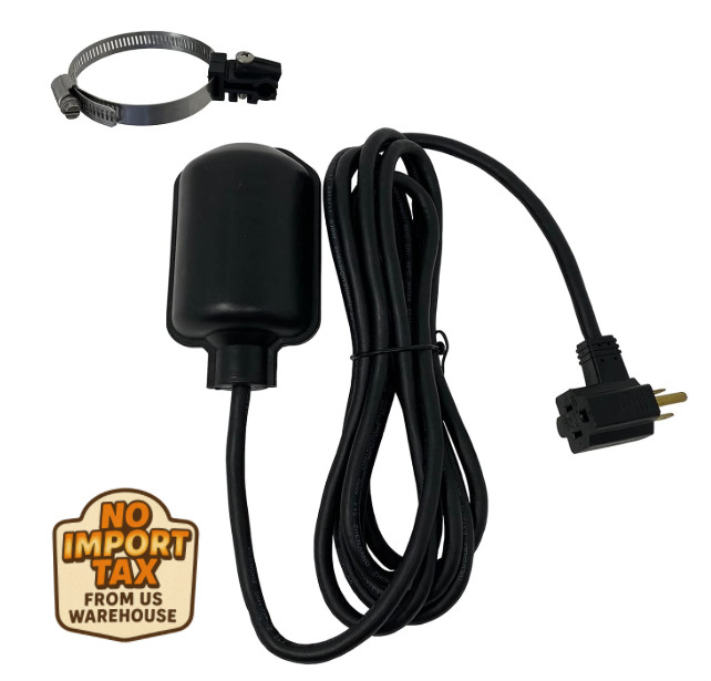 🔥 FREE SHIP PumpSpy Tethered Float Switch 20ft Cord Universal Sump Pump