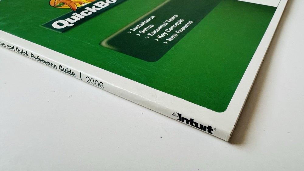 QuickBooks Startup and Quick Reference Guide 2006, Intuit Manual