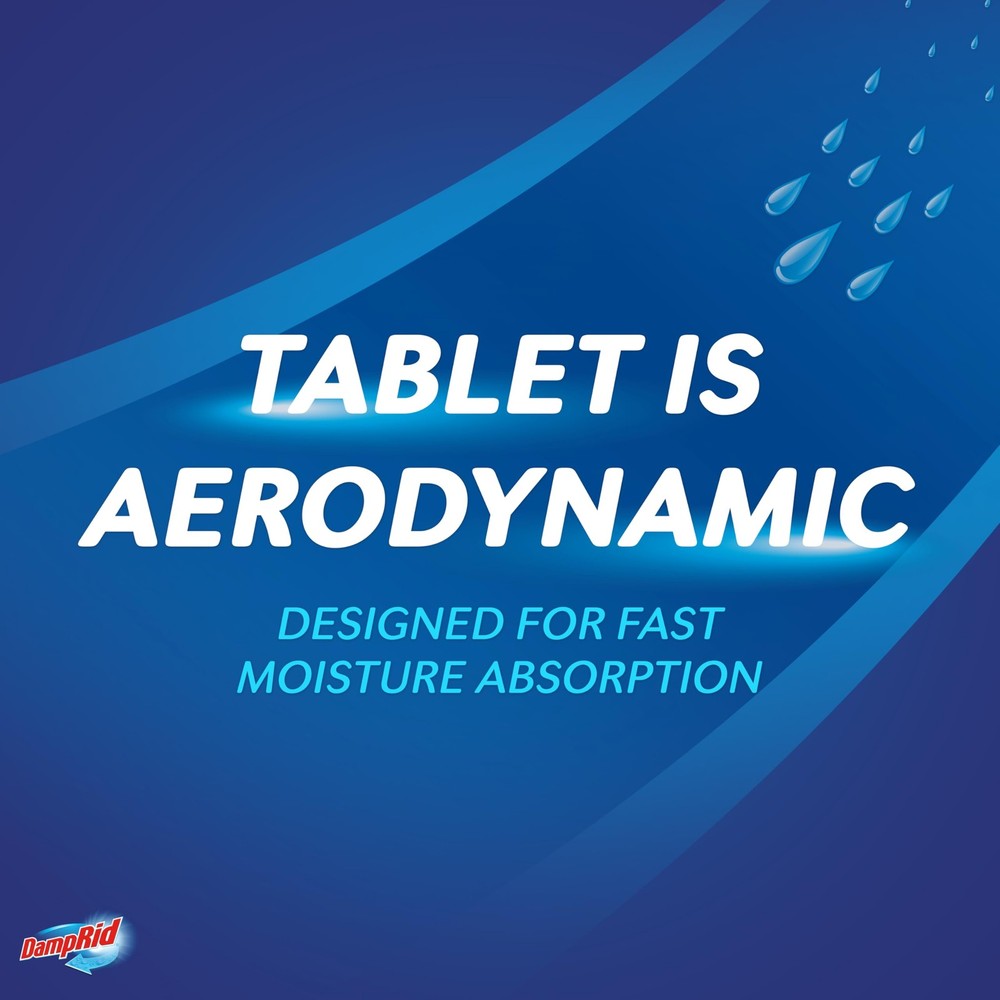 DampRid Moisture Absorber Drop-In Tablet New & Improved, & Improved