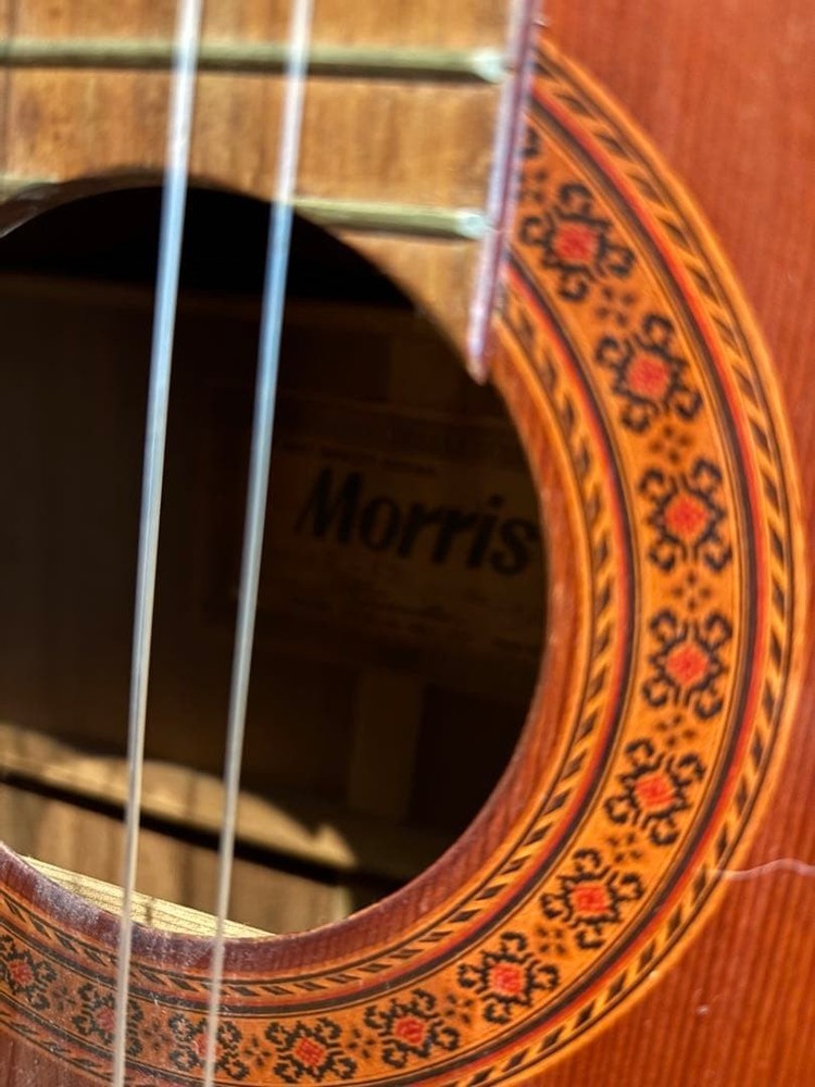 Morris Classical Guitar With Sabares Strings
