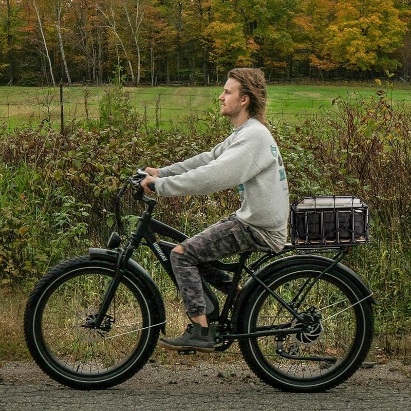 Cargo Carrier Bike Basket Durable Multi-purpose Storage Rack Mount Easy Install