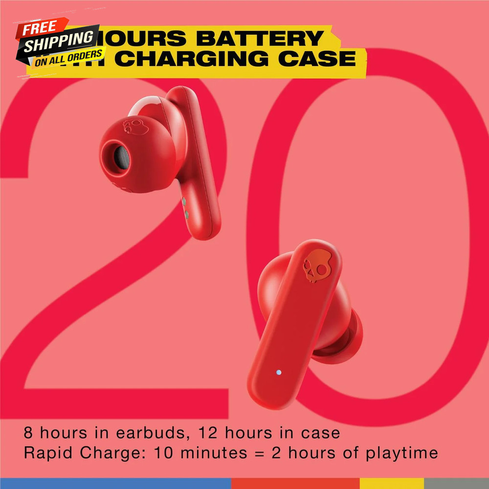 Smokin' Buds XT True Wireless In-Ear Earbuds, Flame