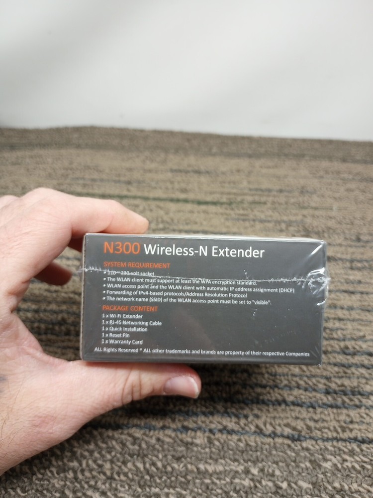 Nextbox N300 Wireless-N Extender New Sealed