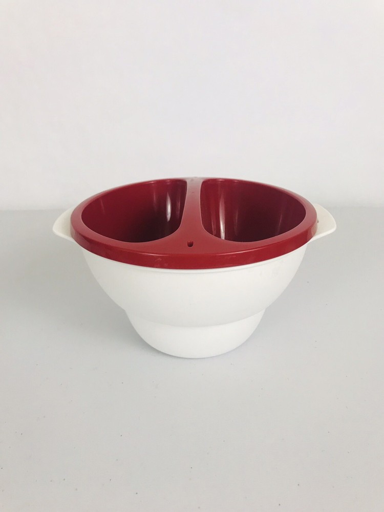 Tupperware Micro Deli Dip Chic Dining Dipper Fondue White & Red Replacement