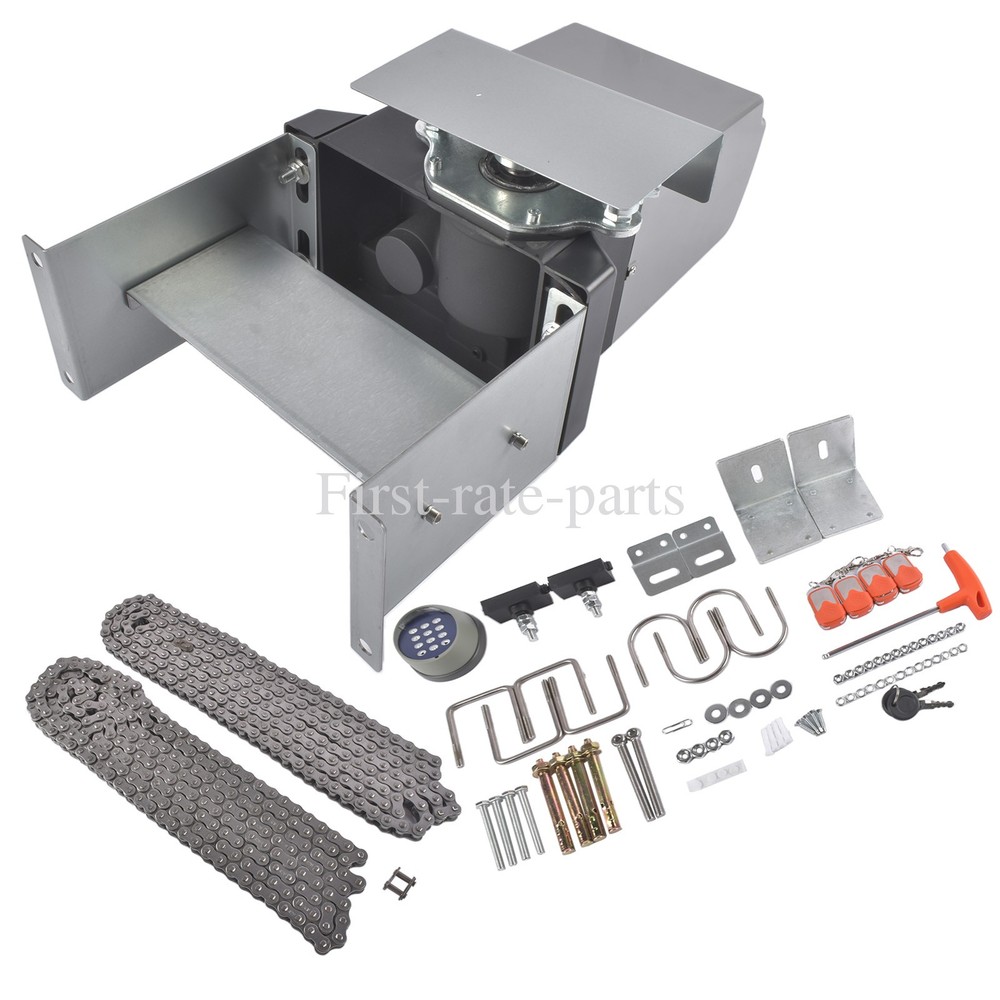 Automatic Sliding Gate Operator w/ Infrared Photocell Sensors+4 Remote Controls