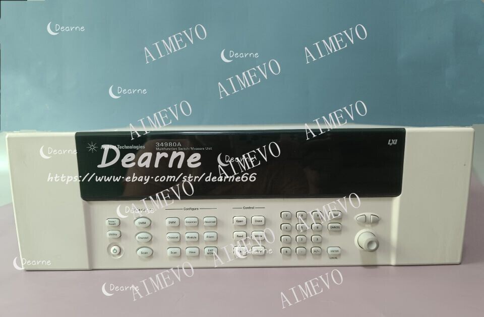 keysight/HP/ Agilent 34980A Multifunction Switch/Measure Unit with DMM