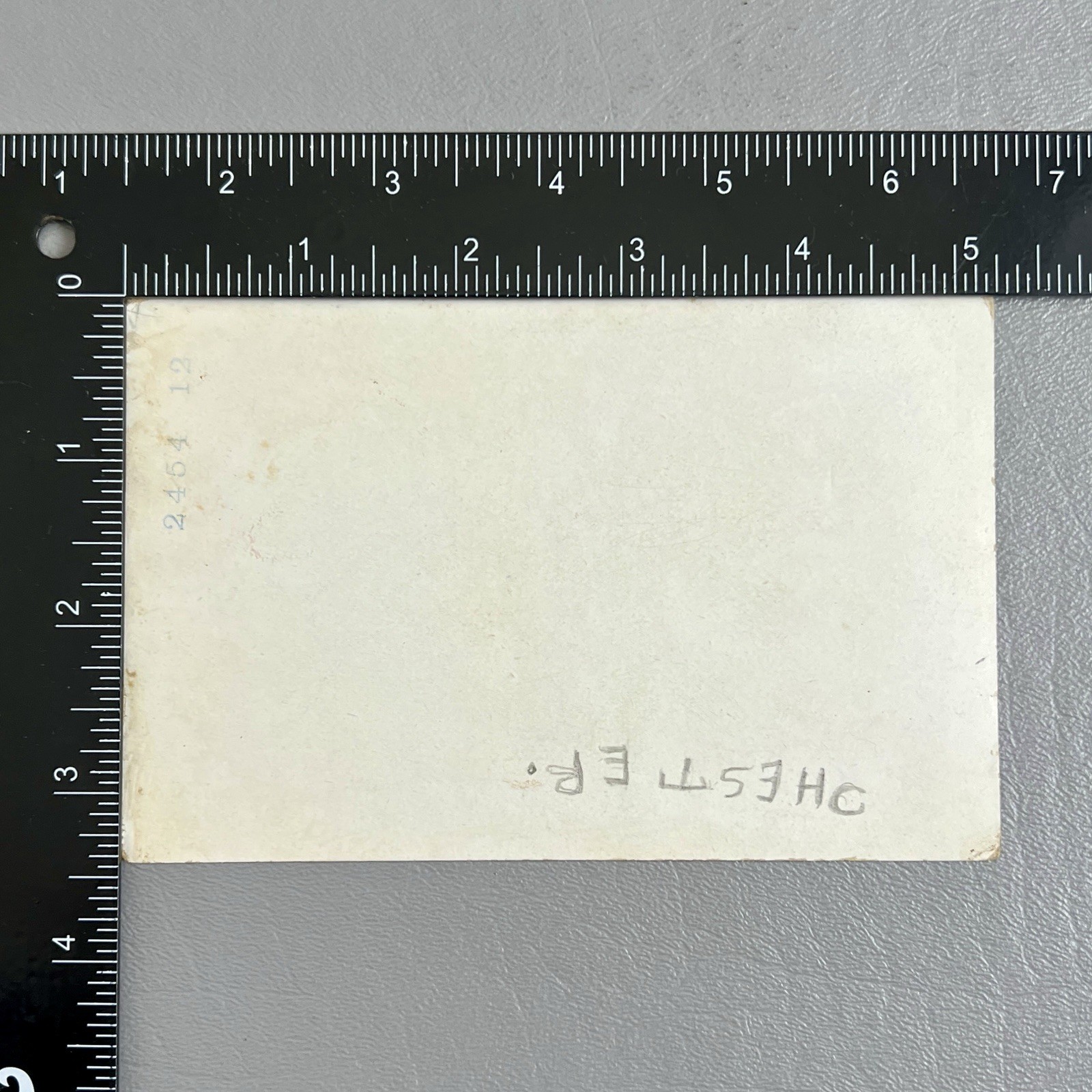 Victorian Trade Card Cottage Chimney Lake Trees Mother Child Serene