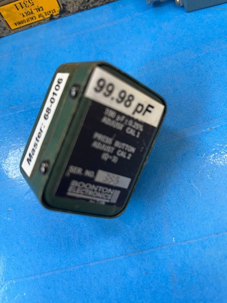 1P BOONTON ELECTRONICS 71-1A DIRECT CAPACITANCE STANDARD 99.98PF