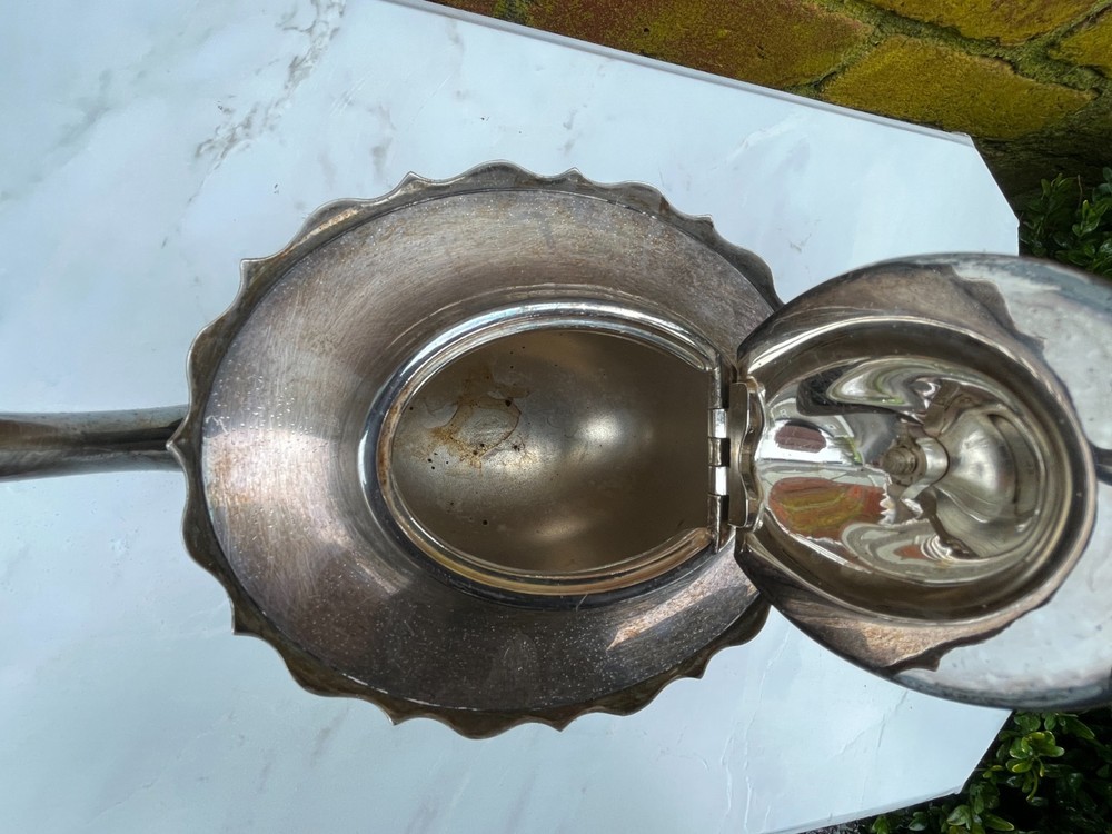 Antique Silver Plated Tea Pot.