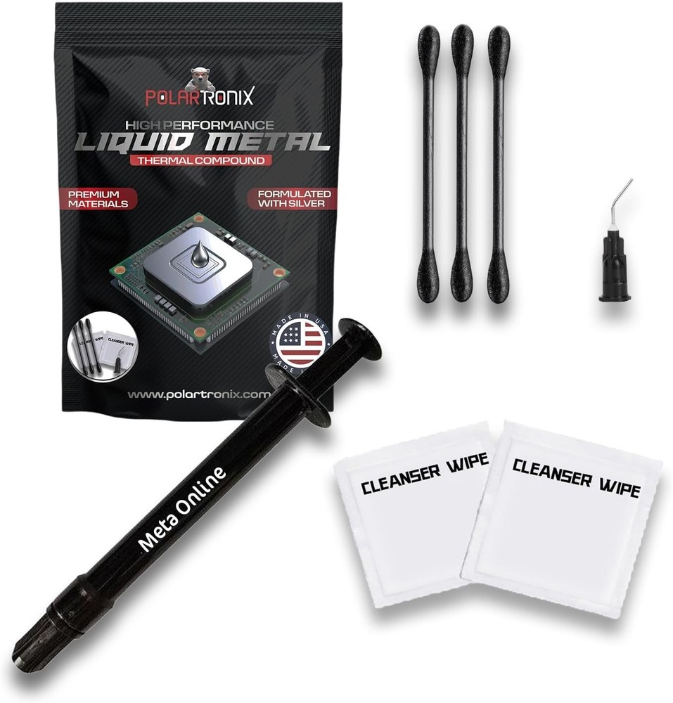 PS5 Over Heating Problem Solver 1.5 Grams Liquid metal thermal paste CPU, GPU