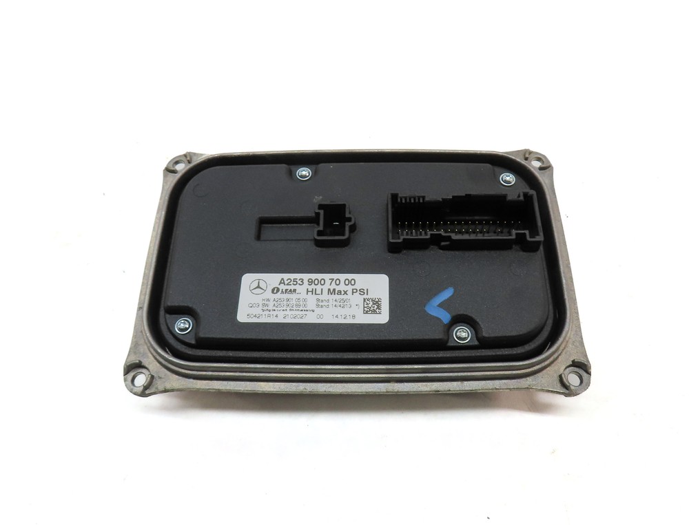 2019 MERCEDES GLC300 (X253) FRONT LEFT DRIVER HID HEADLIGHT CONTROL MODULE SET/2