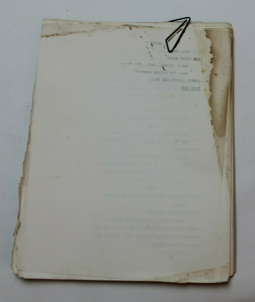 MAUDE / Budd Grossman 1973 Script "Carol's Problem" gift down payment on a house