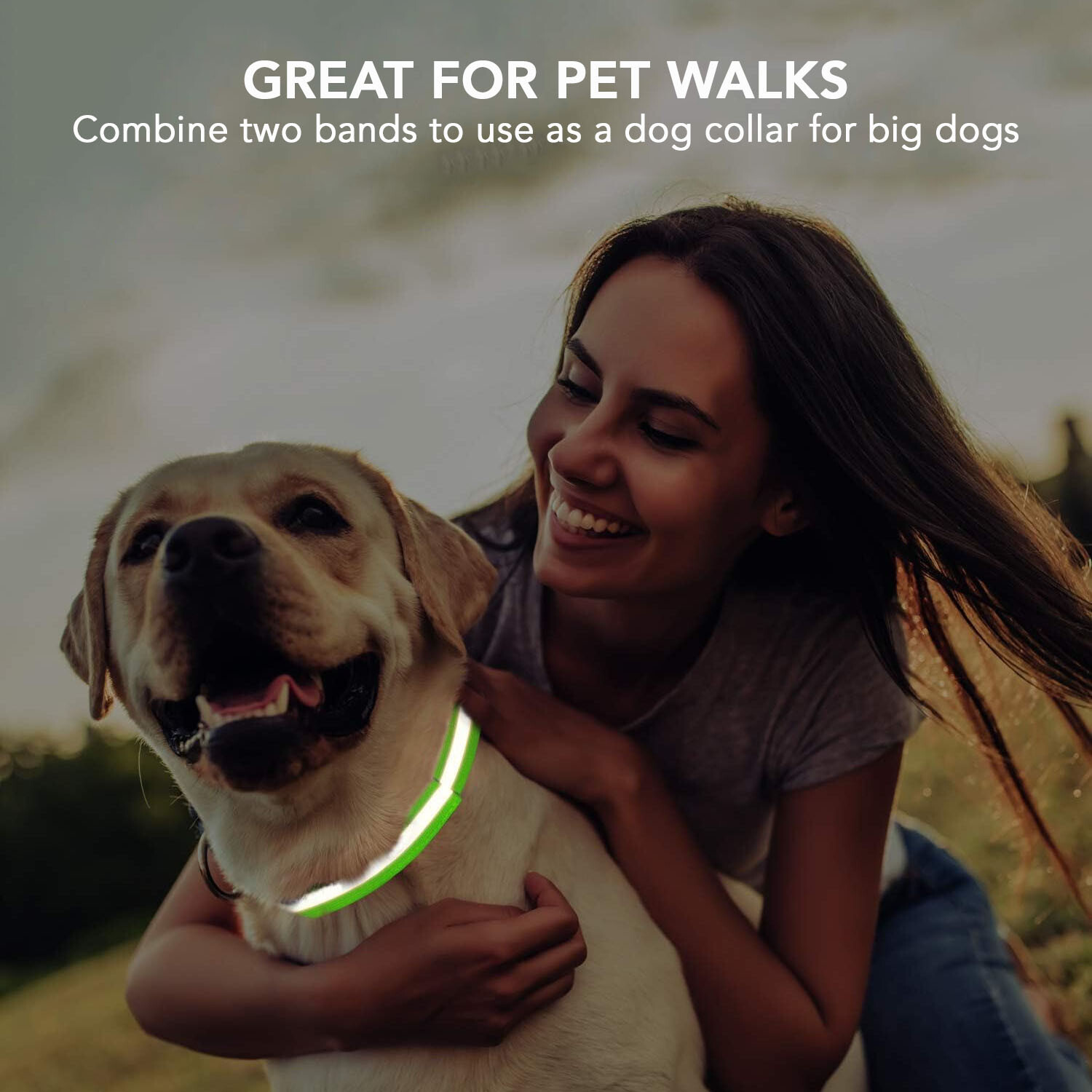 MaximalPower Reflective Band Reflector Band for Wrist Arm Ankle High Visibility