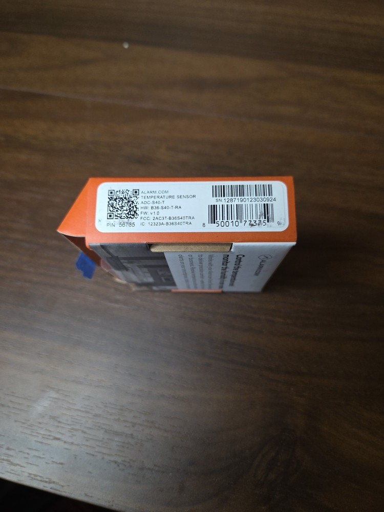 Alarm.com ADC-S40-T Temperature - Humidity Sensor New Open Box