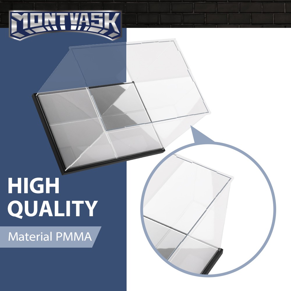 New Clear Single Boxing Glove Horizontal Display Case