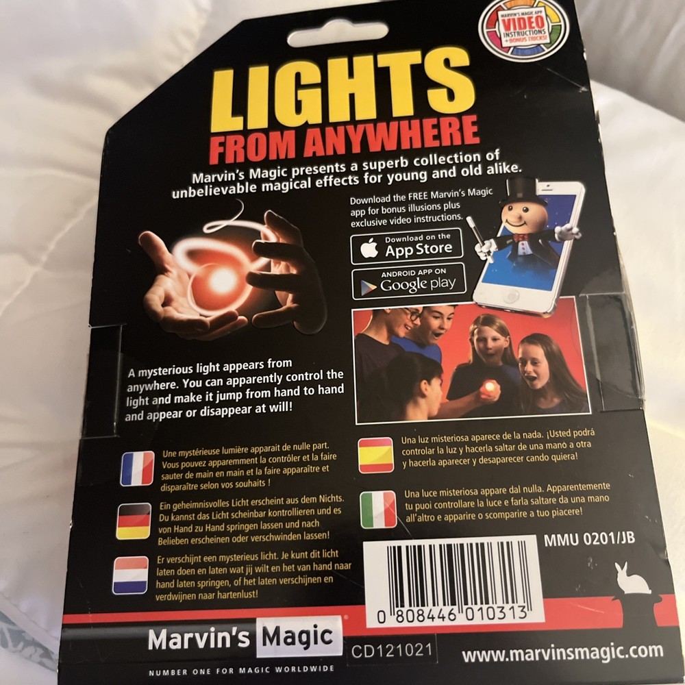 Marvin's Magic Junior Edition LIGHTS from Anywhere Amazing Magic Set