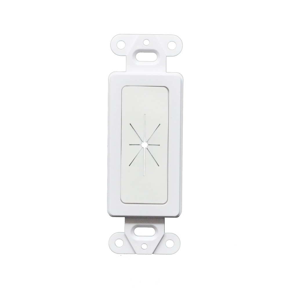 25pcs Decorator Wall Plate Insert with Flexible Opening White