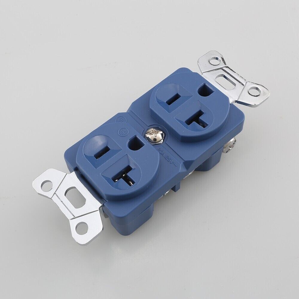 4-Layer Plated Pure Copper US Power Receptacles Wall Duplex Socket Outlet