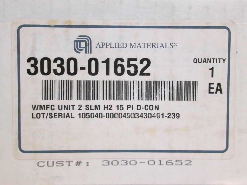 Unit UFC-1100A Mass Flow Controller MFC, H2, 2 SLM, 15 Pin